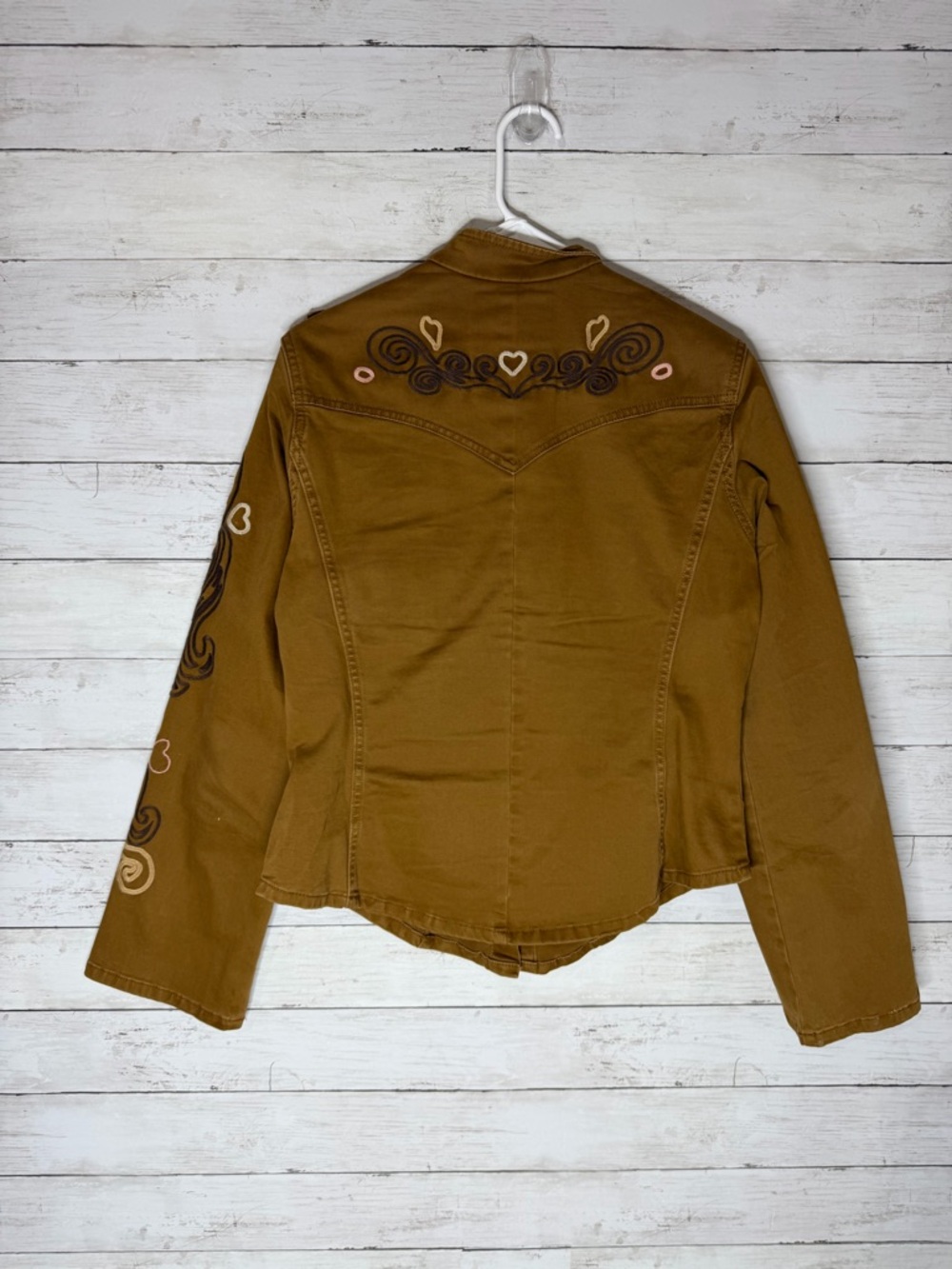 Wrangler X Lainey Wilson Embroidered Utility Jacket Brown Limited Edition Large - Picture 6 of 7